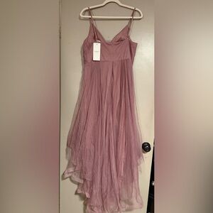 Ever Pretty Mauve Strapless Dress